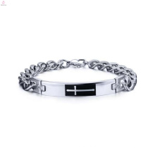 Mens christian charm bracelet cool men pulsera de la joyería